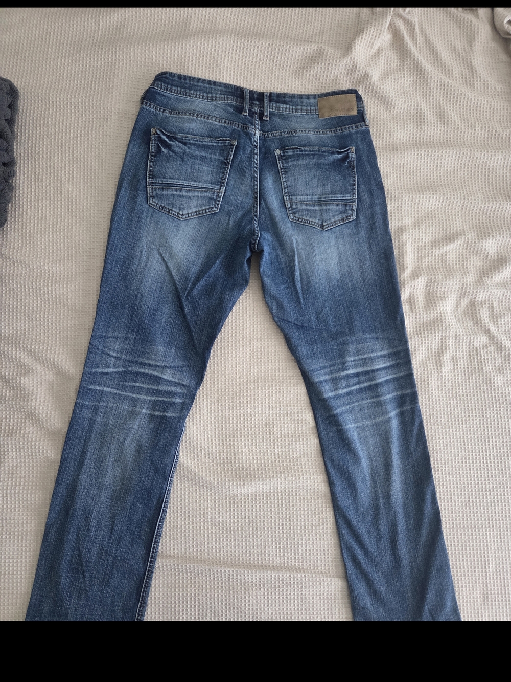 Slim Straight Men's Blue Denim Jeans